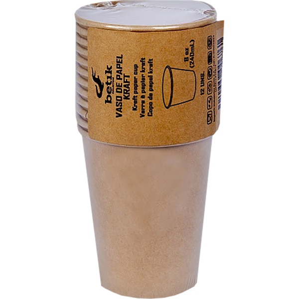 VASO PAPEL KRAFT 240 ML. P-12