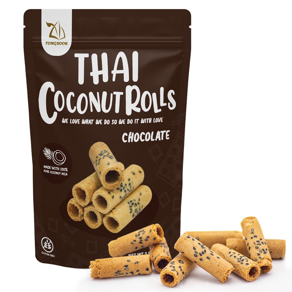 Thai Coconut Rolls - Chocolate