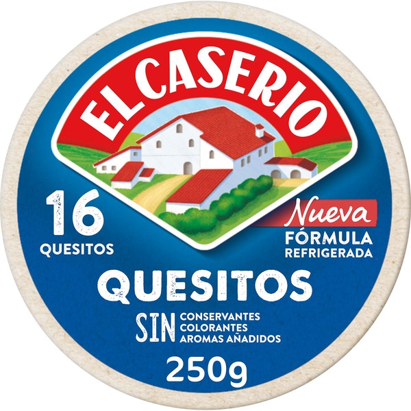 QUESO PORC.CASERIO 250 GR 16 PORC.