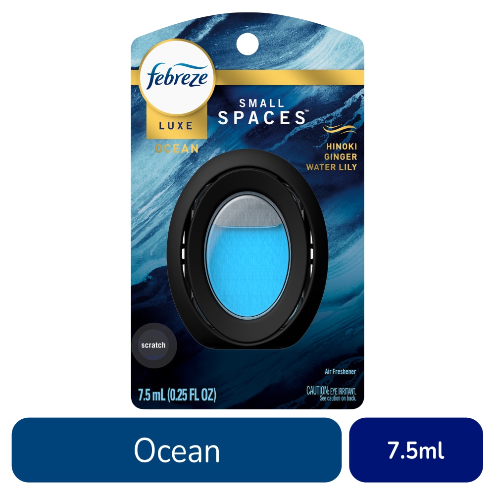 Photo of Febreze Small Spaces Air Freshener, Odor-Fighting, Ocean Scent - 0.25 Ounce