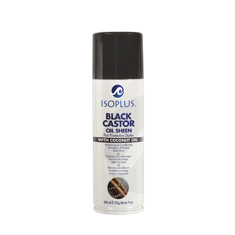 Photo of Isoplus Black Castor Oil Sheen Spray 9oz
