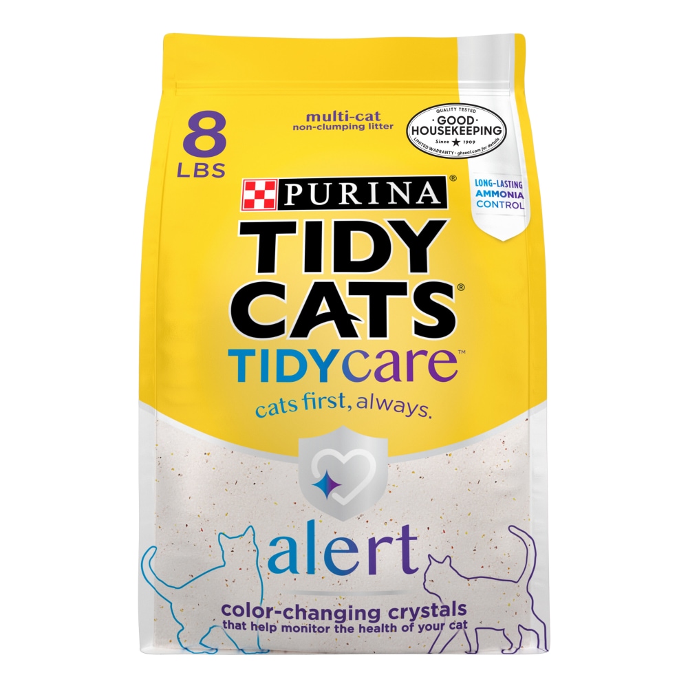 Photo of Tidy Cats Purina Care Alert Health Monitoring Cat Litter With Silica Crystals 8 Lb Box