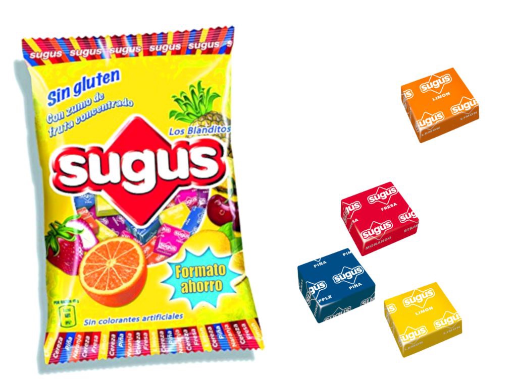 CARAMELOS SUGUS BOLSA 1 KG.