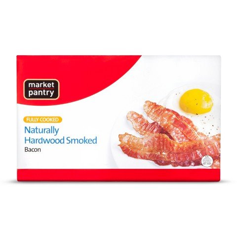 Hardwood Smoked Fully Cooked Bacon, Hardwood Smoked