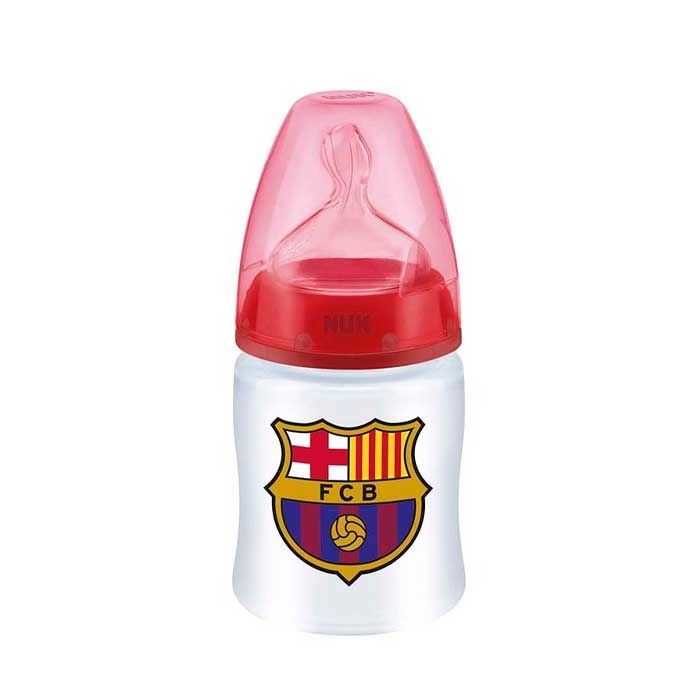 BIBI 0-6M SILICONA FCBARCELONA 150ML NUK