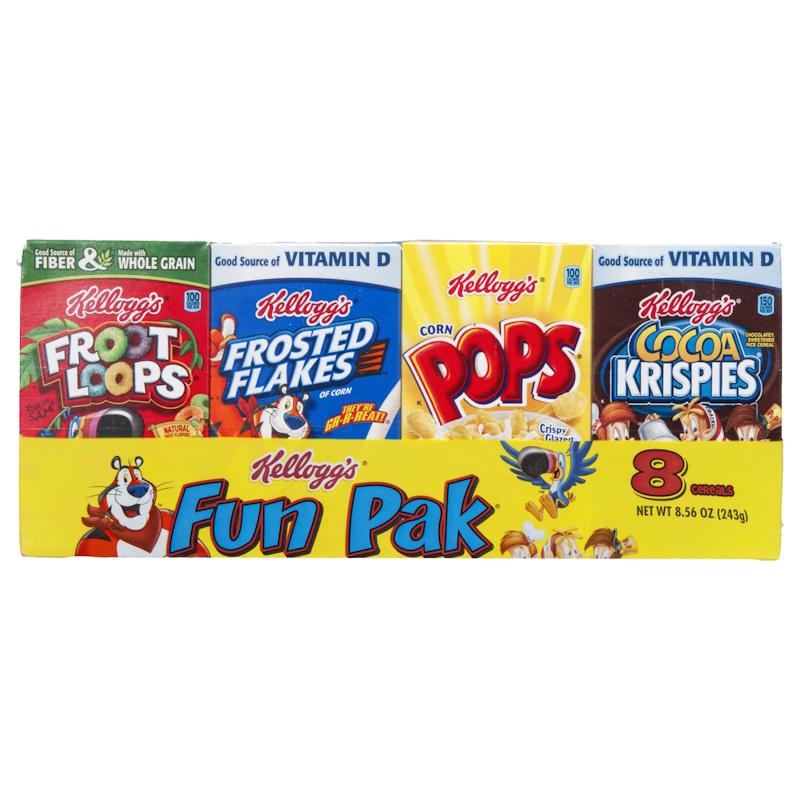 Photo of Kellogg's Fun Pak, Breakfast Cereal, Variety Pack