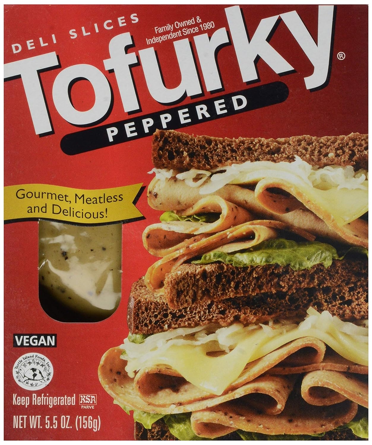 Photo of Tofurky Plant Based Peppered Deli Slices - 5.5oz/15ct