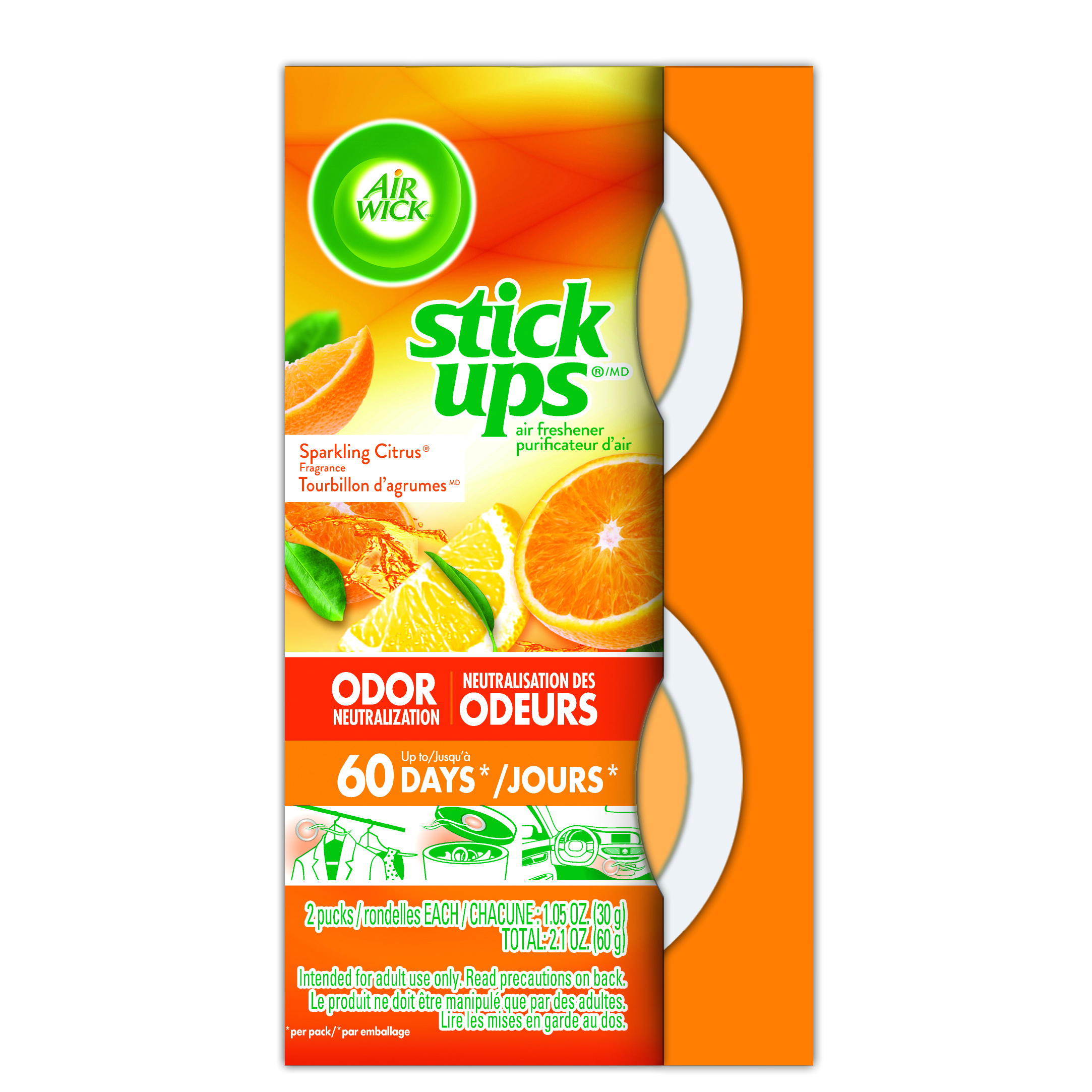 Airwick - Stick Ups - Sparkling Citrus - 2 Pack