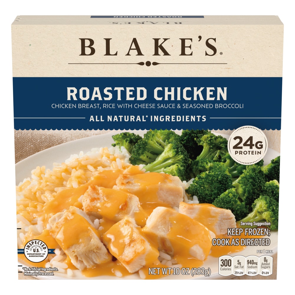 Blake's Blake`S Roasted Chicken, Rice, Broccoli 8/10 Oz [UNFI #59662]
