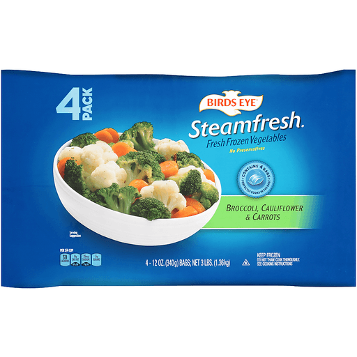 Broccoli, Cauliflower & Carrots