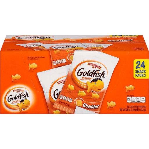 Goldfish Baked Snack Crackers, Cheddar