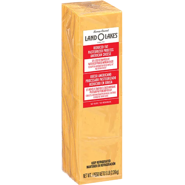 Land O Lakes Reduced Fat American, Slices, Yellow, 160