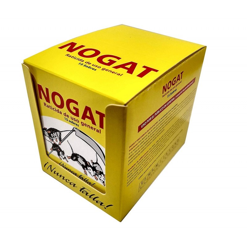 RATICIDA NOGAT SOBRES 10 GR P-15