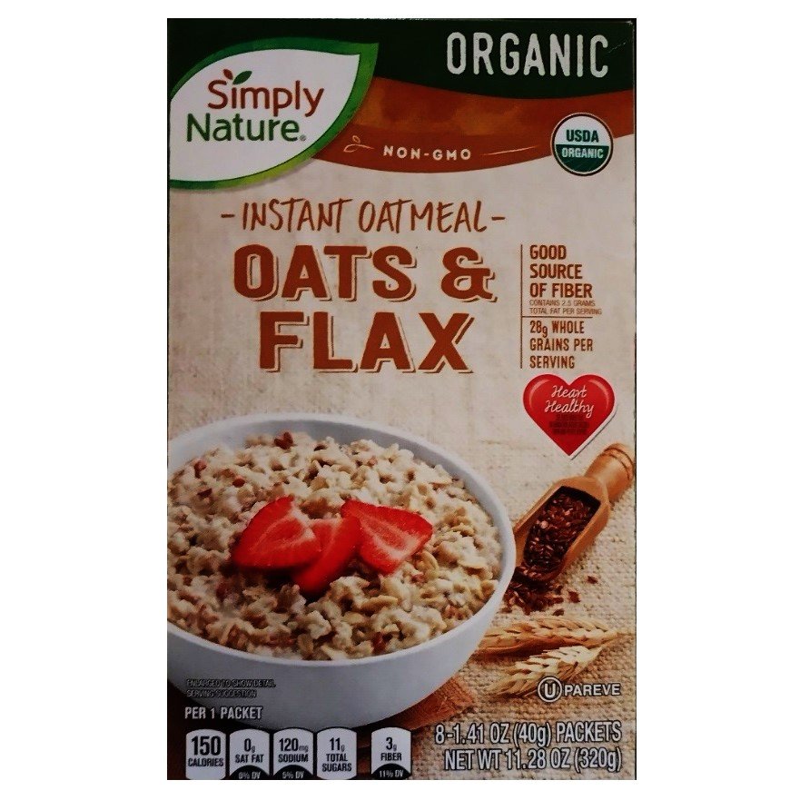 Instant Oatmeal Oats & Flax