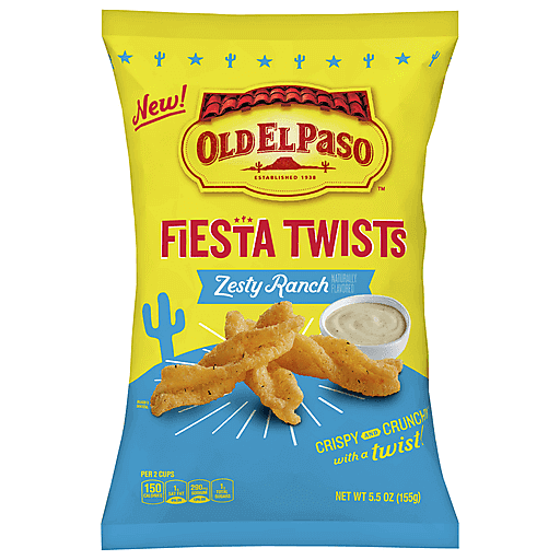 Photo of Old El Paso Fiesta Twists, Zesty Ranch 5.5 Oz