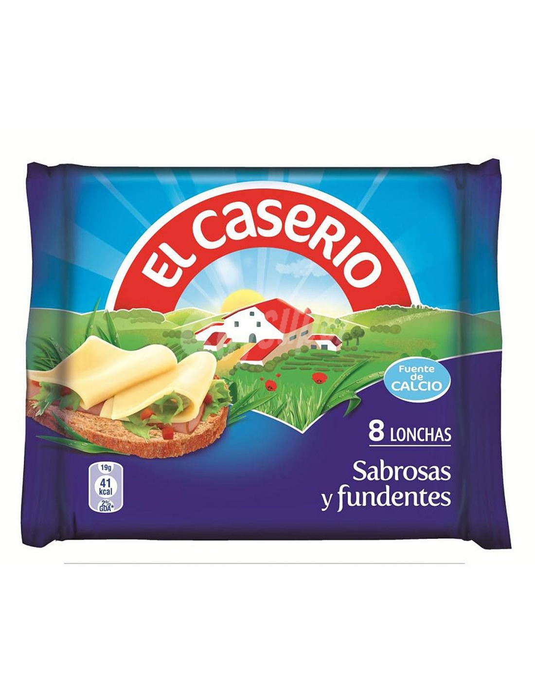 QUESO LONCHAS CASERIO 150 GR 8 U
