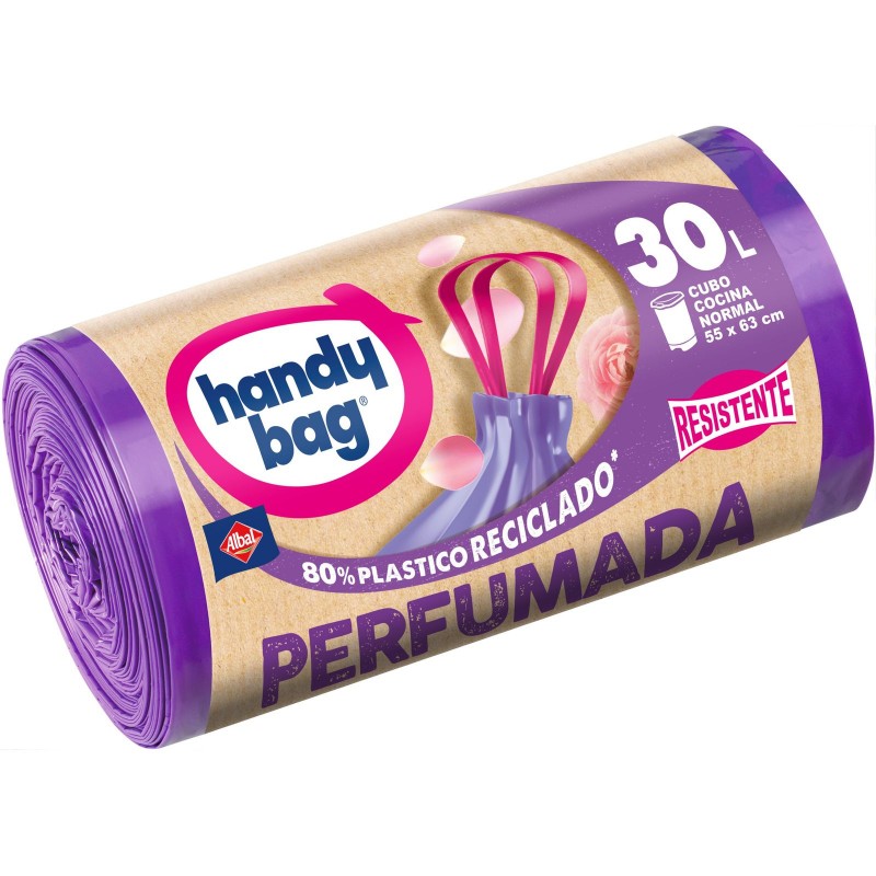 B.BASURA LILA ALBAL 30L 55X63 15U C.F.