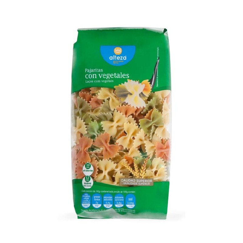 PAJARITAS VEGETALES ALTEZA 500 G