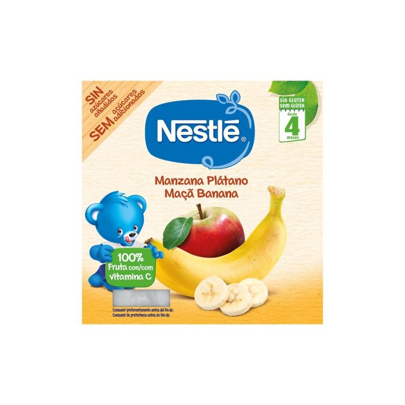 POUCHE PASITOS MANZANA-PLATANO 120 GR