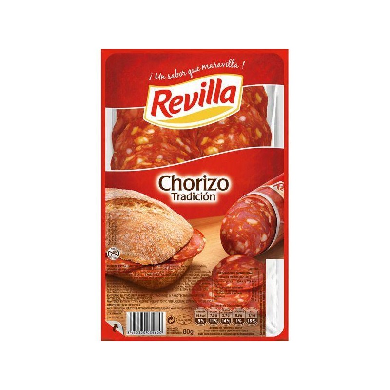 CHORIZO TRADICION REVILLA 70GR PVP 1E