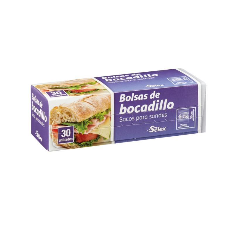 BOLSAS BOCADILLO SELEX 30 UN