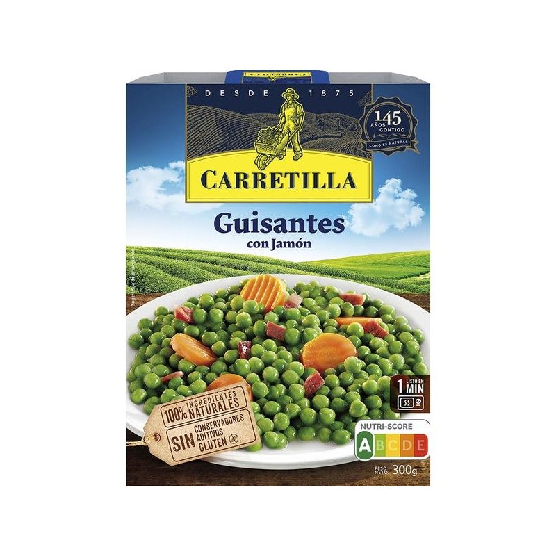GUISANTES CON JAMON CARRETILLA 250 GR