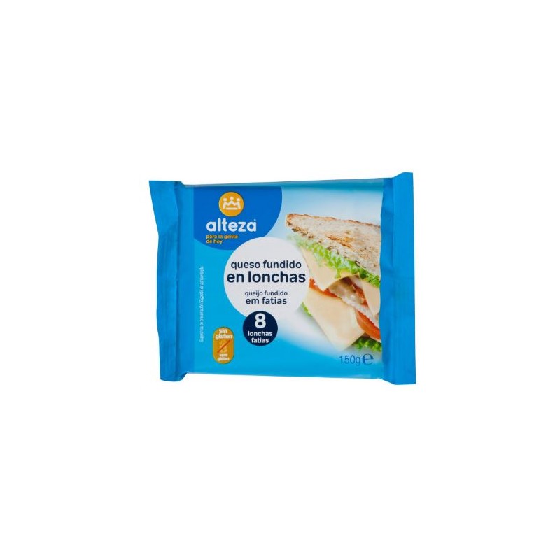 QUESO FUNDIDO LONCHAS ALTEZA 150 GR (8u)