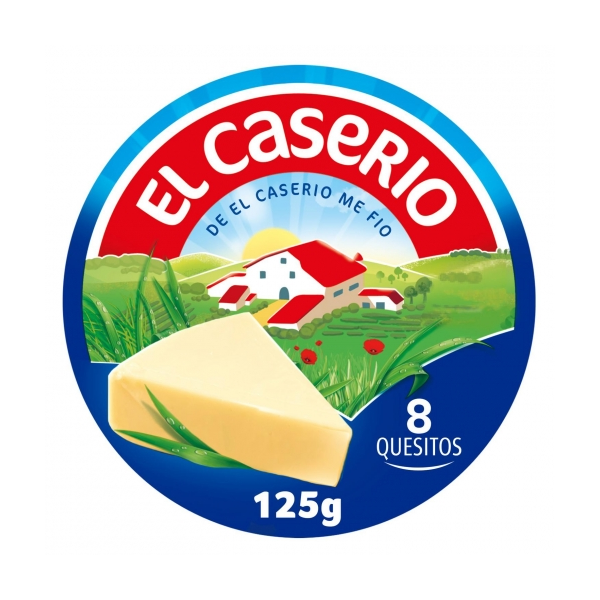 QUESO PORC.CASERIO 125 GR 8 PORC.