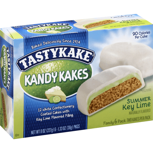 Tastykake, Kandy Kakes, Summer Key Lime, Summer Key Lime
