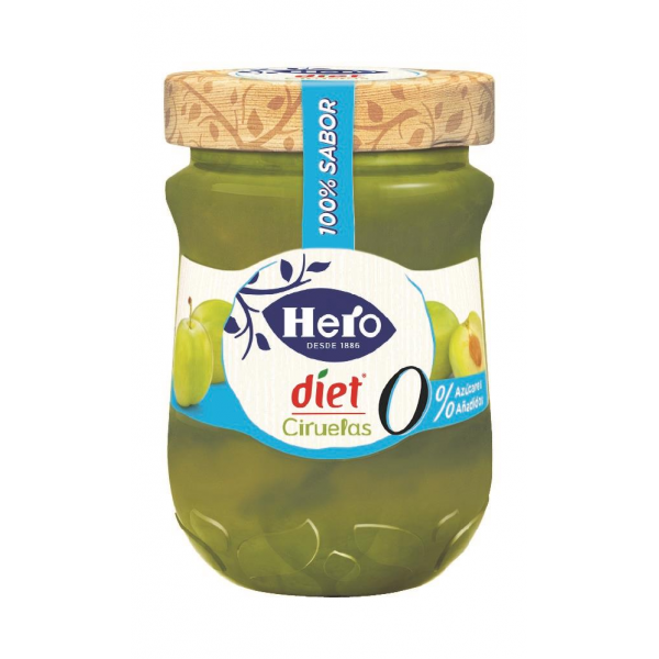 CONFITURA HERO DIET CIRUELA 280 GR
