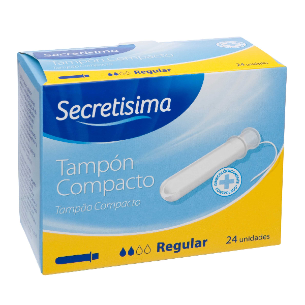 TAMPONES COMPACT REG.SECRETIS 24UN