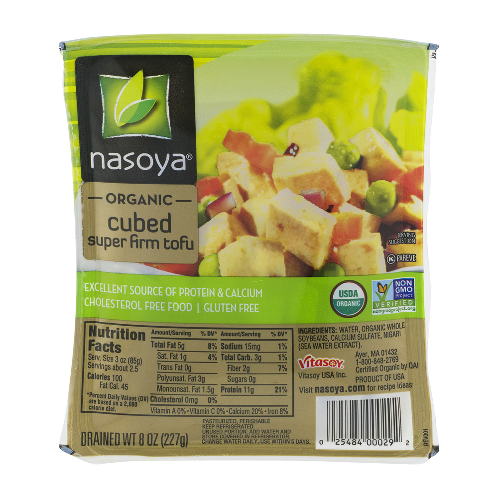 Organic Tofu Cubed Super Firm