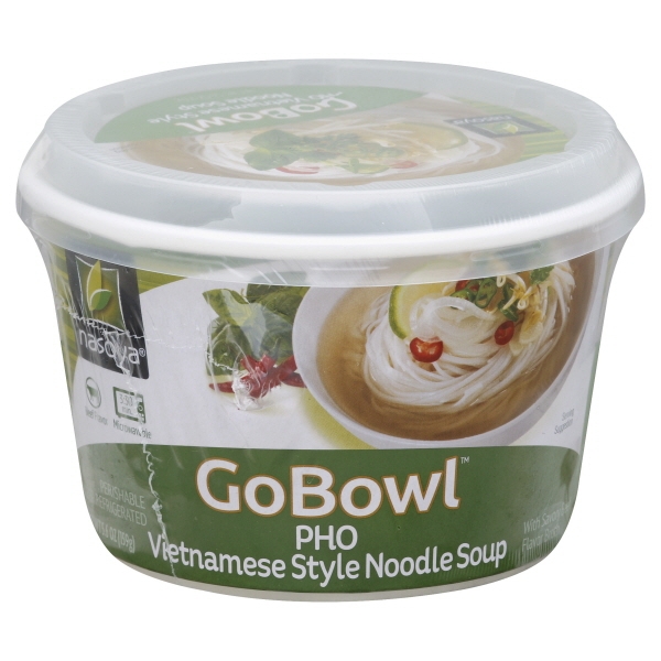 Pho Vietnamese Style Noodle Soup with Savory Beef Flavored Broth, Savory Beef