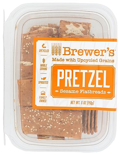 Brewer's Crackers Sesame Pretzel Flatbread, 5 OZ