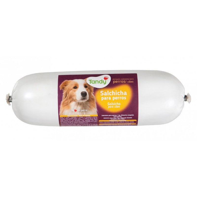 ALIMEN.PERRO SALCHICHA CARNE TANDY 1KG.