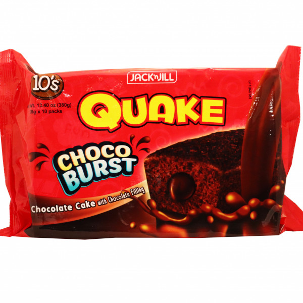 Jack 'n Jill Quake Choco Burst 10 X38g