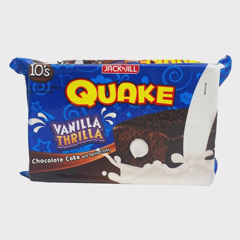 Jack 'n Jill Quake Bars Vanilla 10's