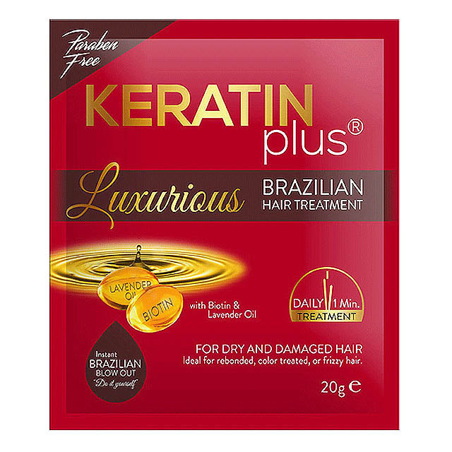 Keratin Plus Luxurious Brazilian Hair Treatment Red 20g