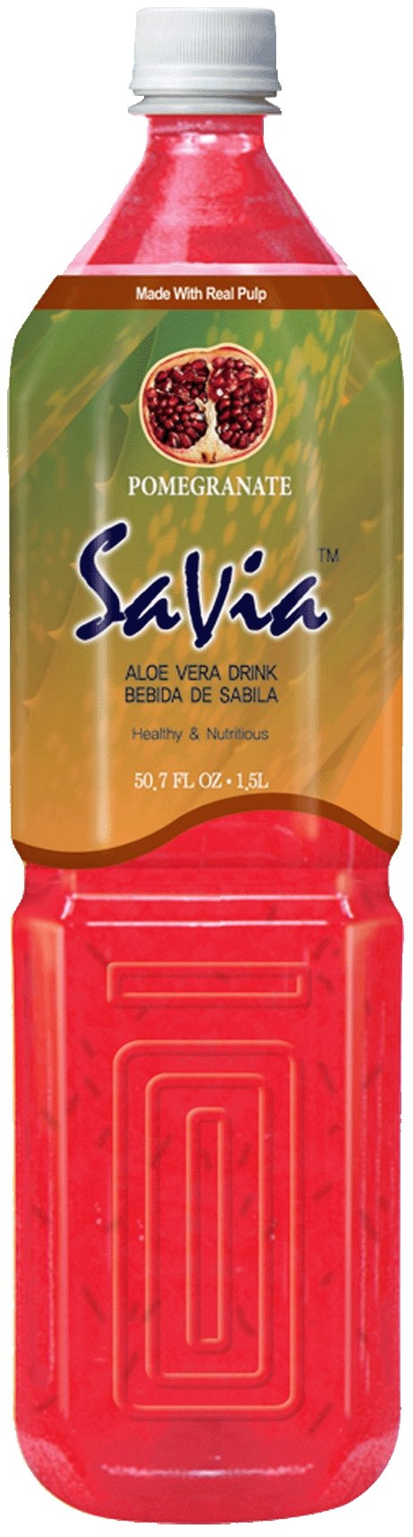Photo of SaVia Aloe Vera Drink Pomegranate Flavor, 3.75-Pounds