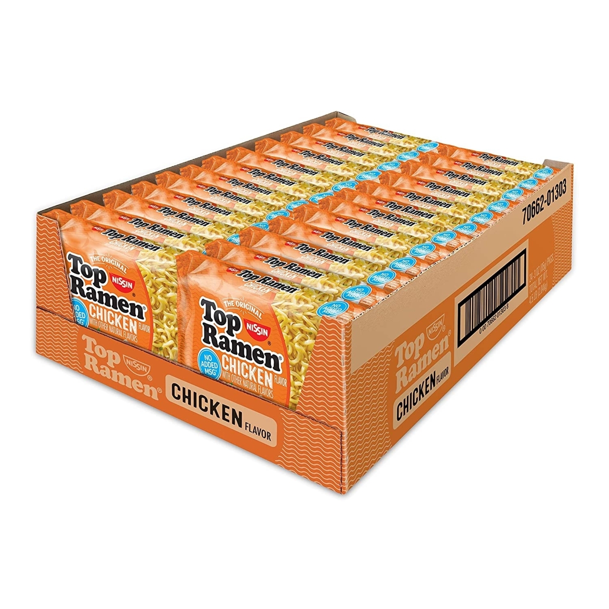 Photo of Nissin Top Ramen Chicken Flavor Noodle Soup 3 Ounce