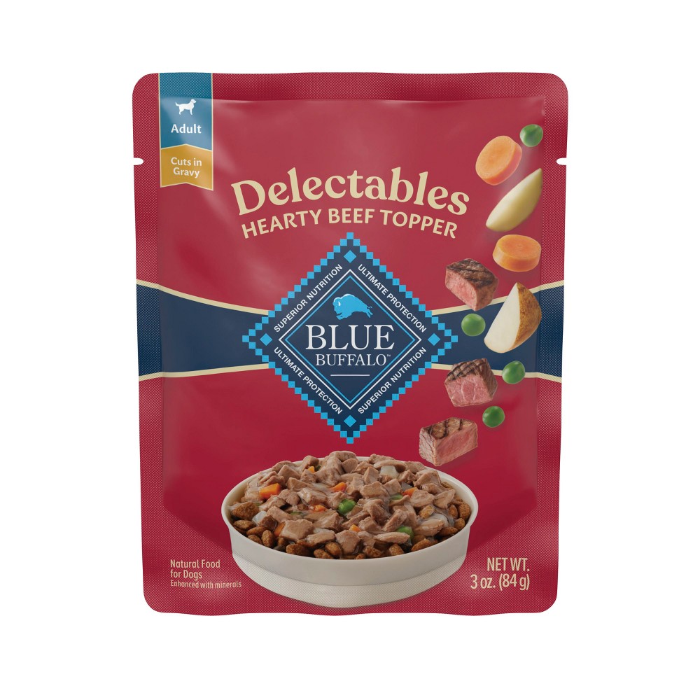 Blue Buffalo Delectables Beef Topper Wet Dog Food