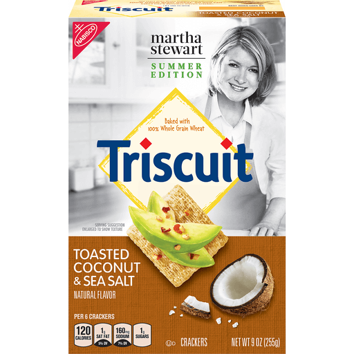 Nabisco Triscuit Crackers Coconut Toasted 1X9 Oz