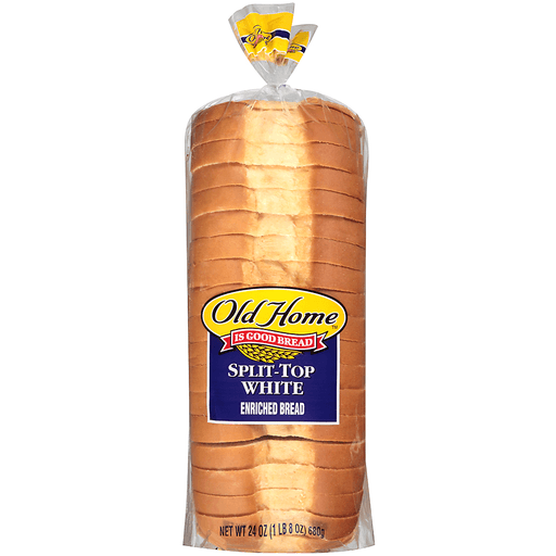 Split-Top White Enriched Bread, White
