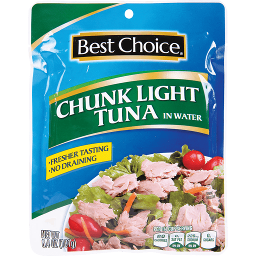 Chunk Light Wild Caught Tuna in Water, Chunk Light in Water