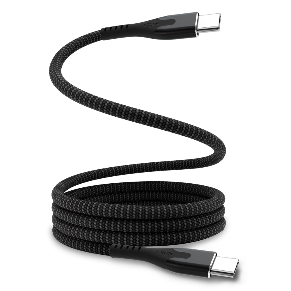 Photo of Statik MagStack Pro, Magnetic Cable PUP-0550-3FT-CC USB-C To C, 1m 100W Black