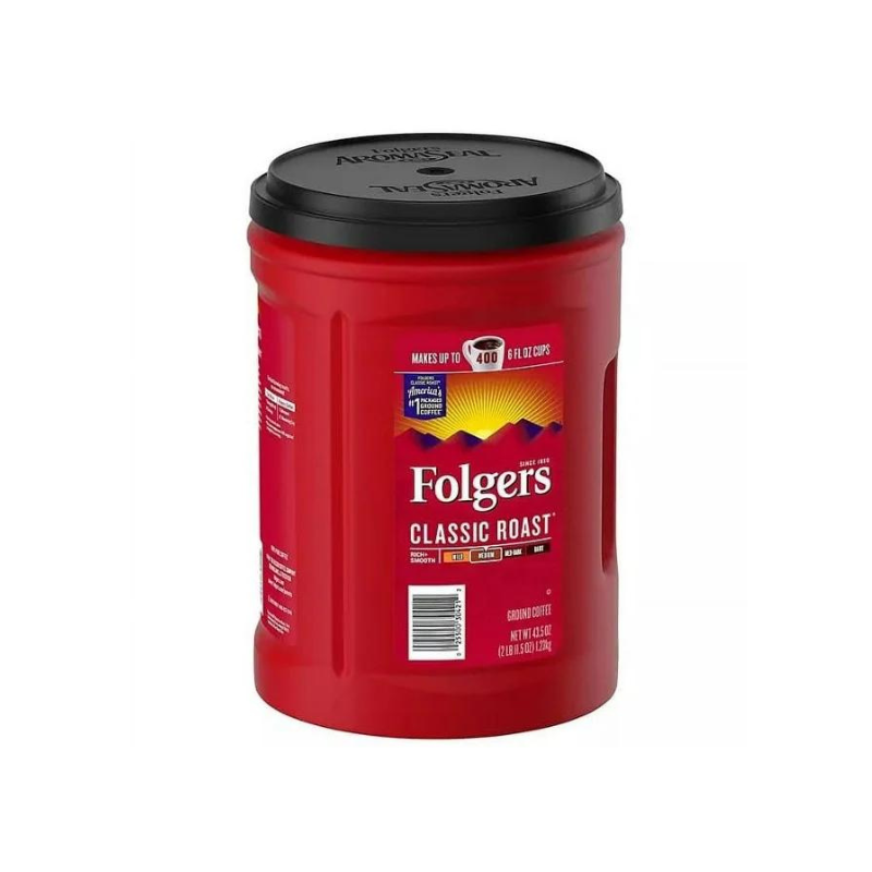 Photo of Folgers Coffee, Ground, Medium, Classic Roast 43.5 Oz