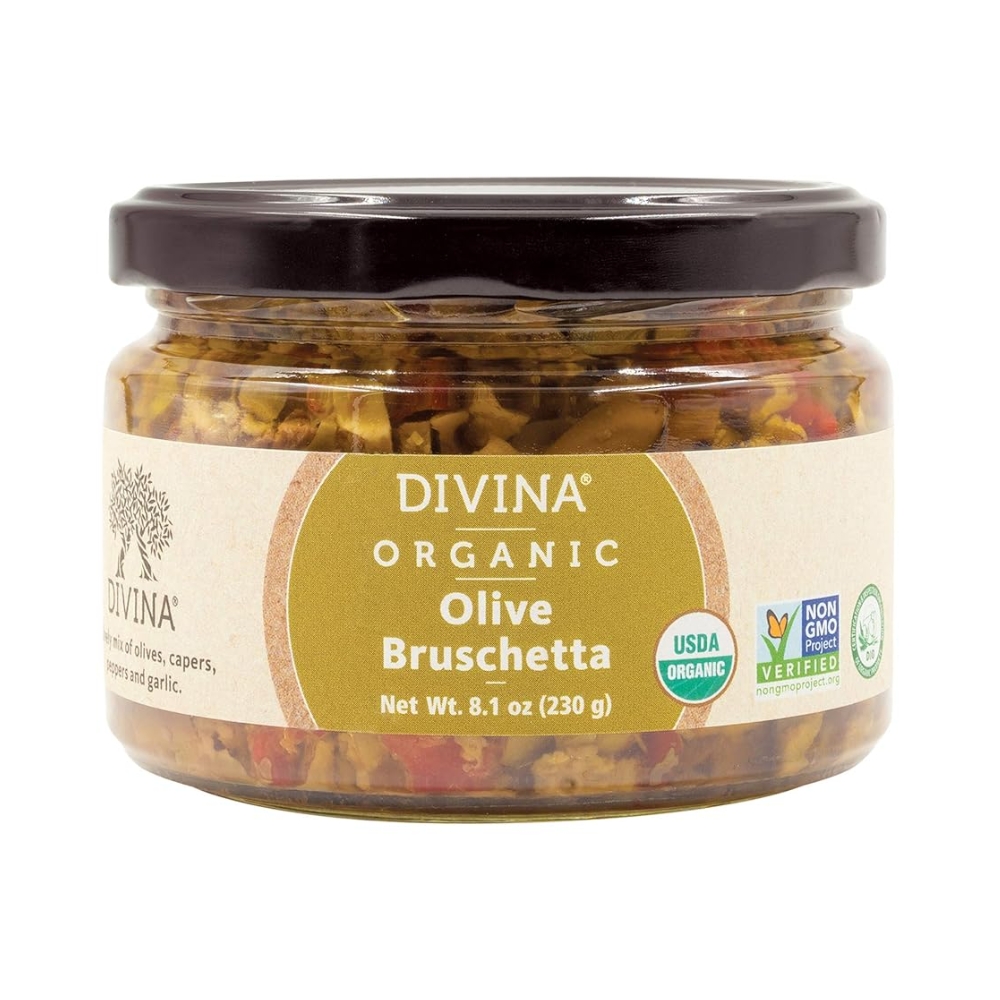 Photo of Divina Olive Bruschetta 8.1 Oz Jar 6ct Case
