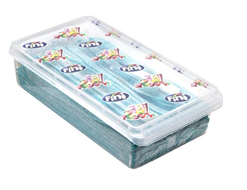 Fini Blue Raspberry Sour Belts 3.5 Pound Box – 200 Pieces