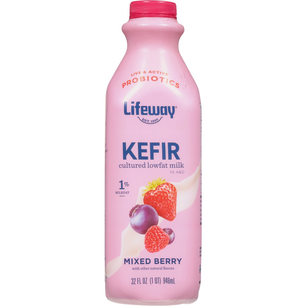 Lifeway Kefir, Mixed Berry 32 Fl Oz