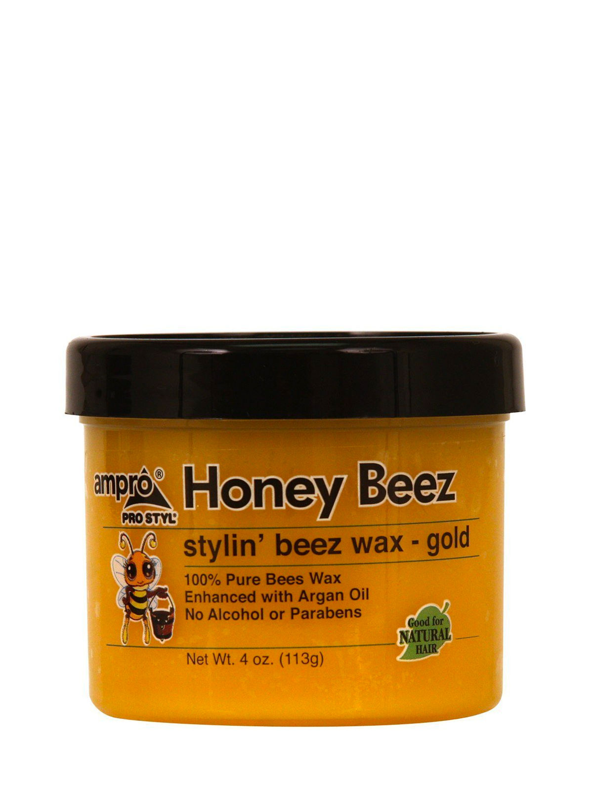 Photo of Ampro Hair Wax, Honey Beez, Gold 4 Oz